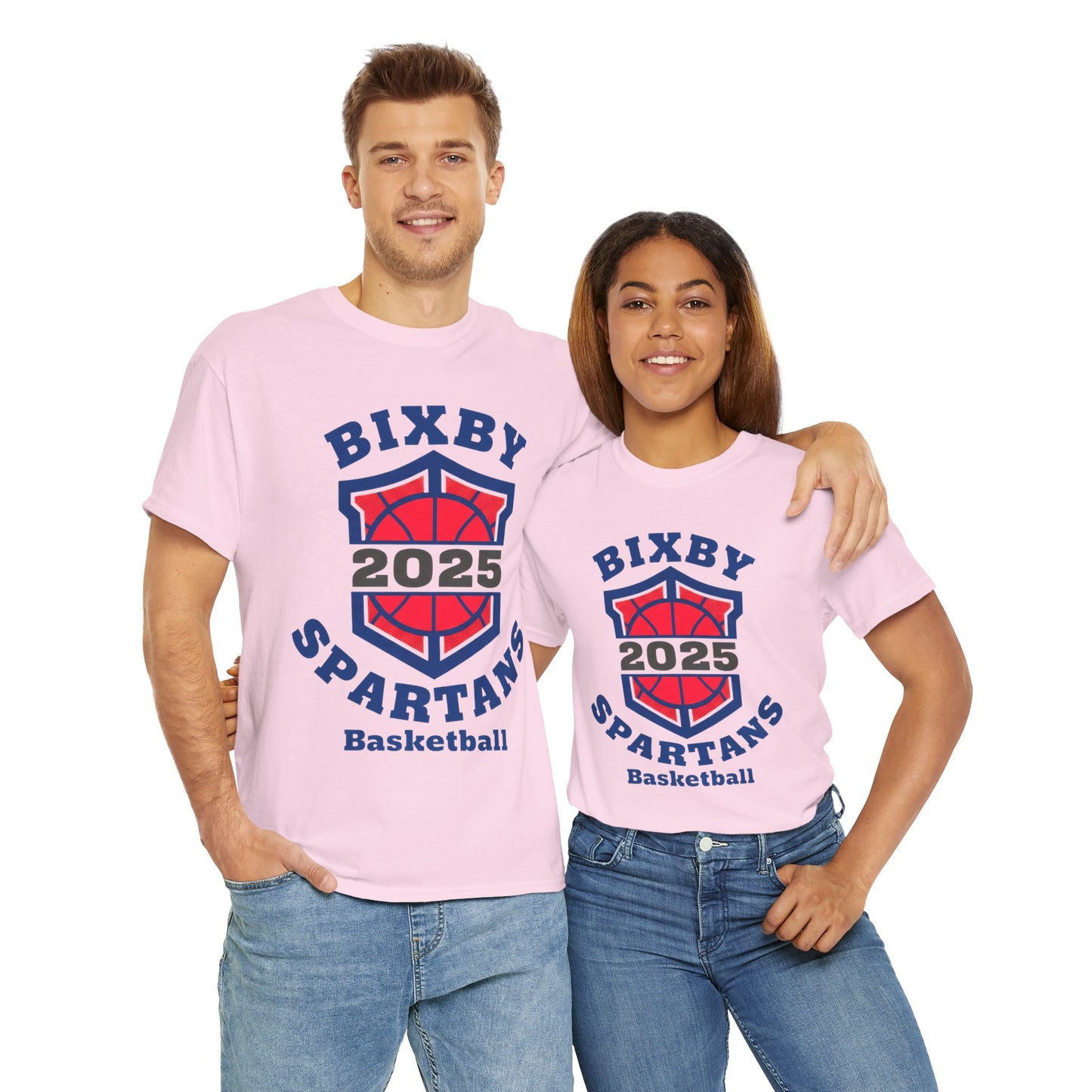 Bixby Spartans Basketball Gildan Tee