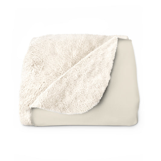 Prairie Christmas Bison Oklahoma Sherpa Fleece Blanket