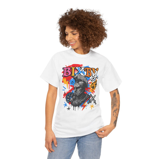 Bixby Spartan Graffiti Chaos Gildan Tee