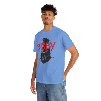 Bixby Spartan Helmet Chaos Gildan Tee
