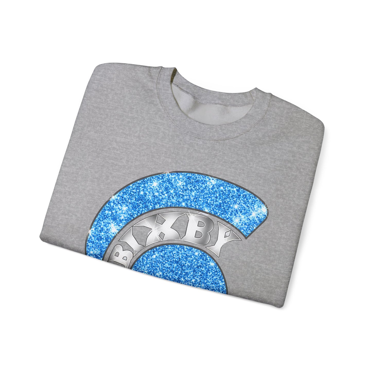 Bixby Spartan Helmet Bling Gildan Sweatshirt