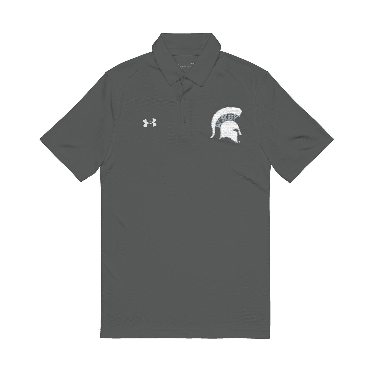 Bixby Under Armour White Logo Men's Polo (Embroidered)