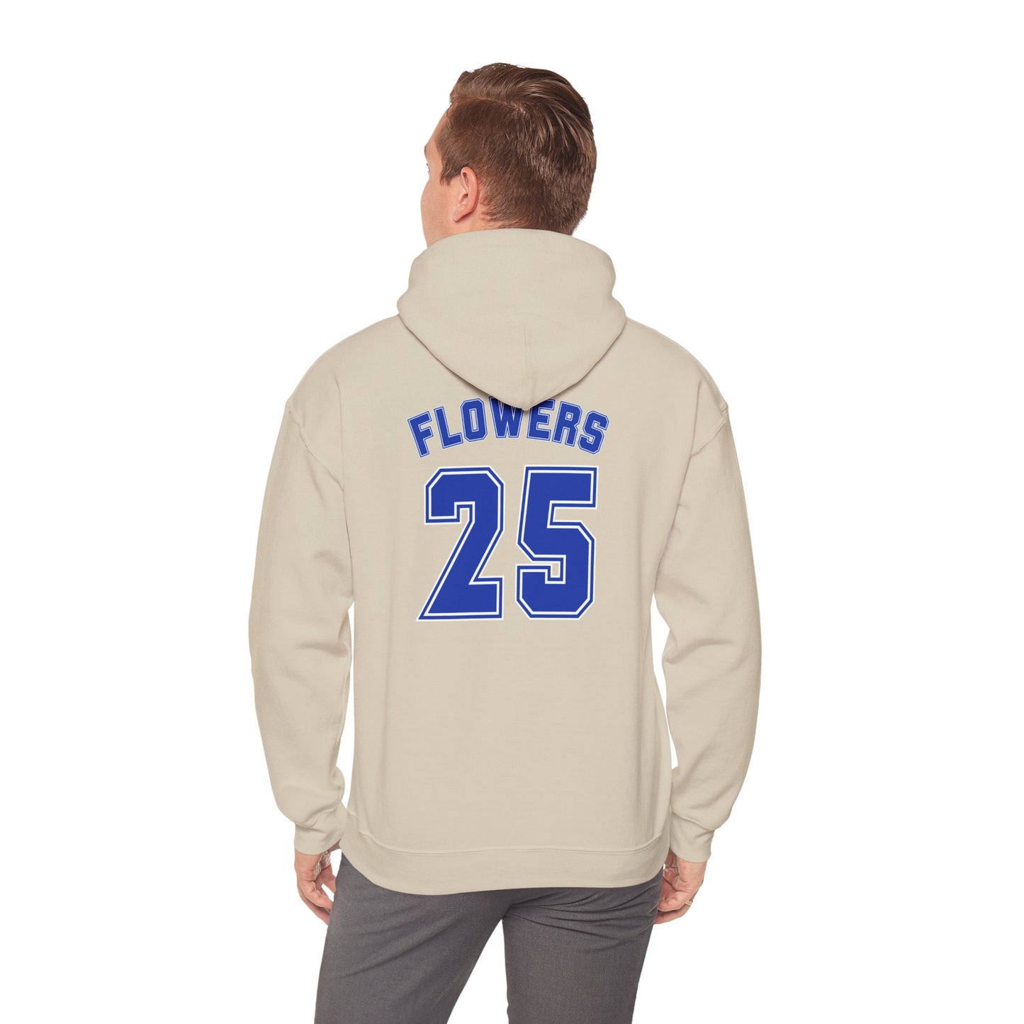 Bixby Spartans Basketball Gildan Hoodie with Back Player Print