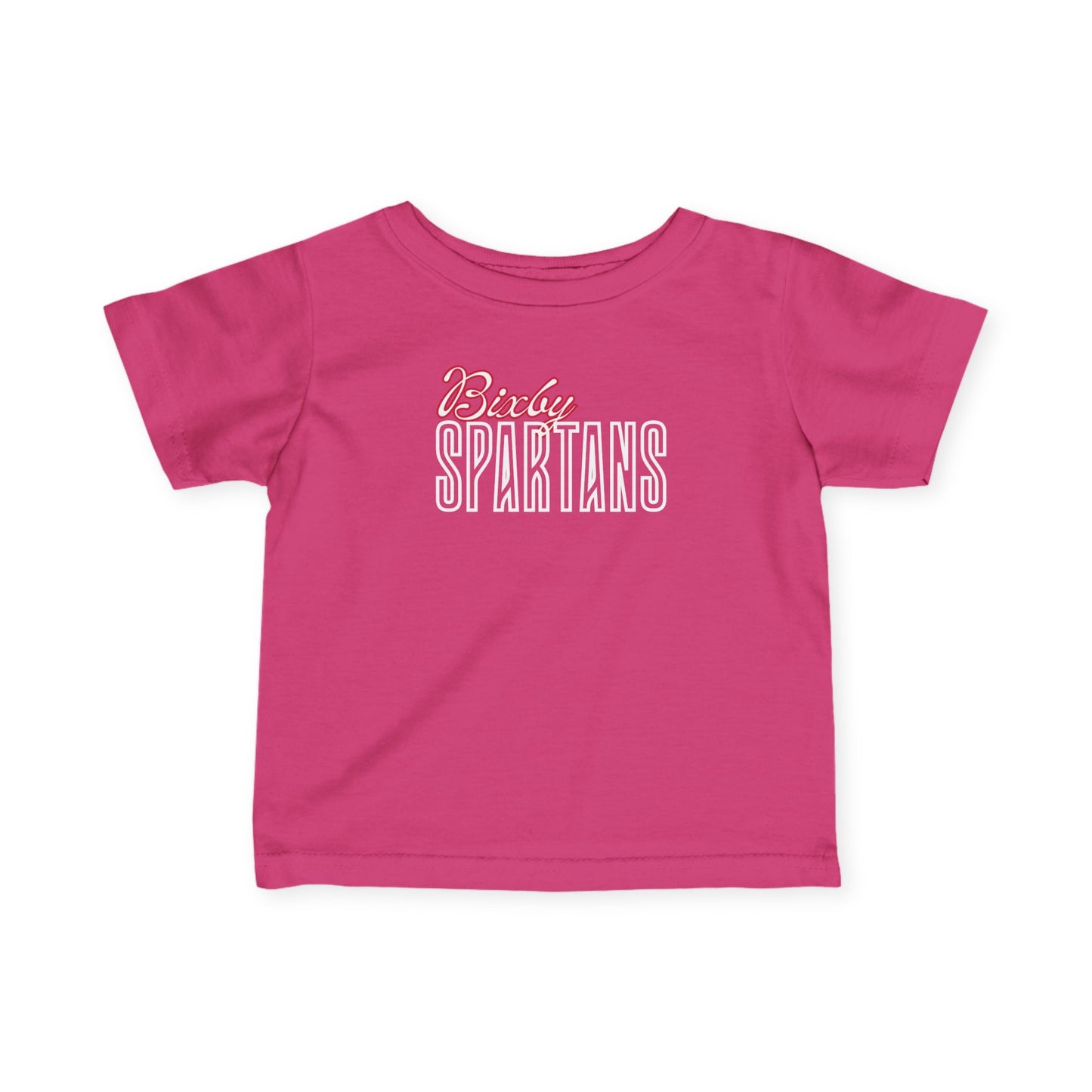 Bixby Spartans Cursive Infant Tee
