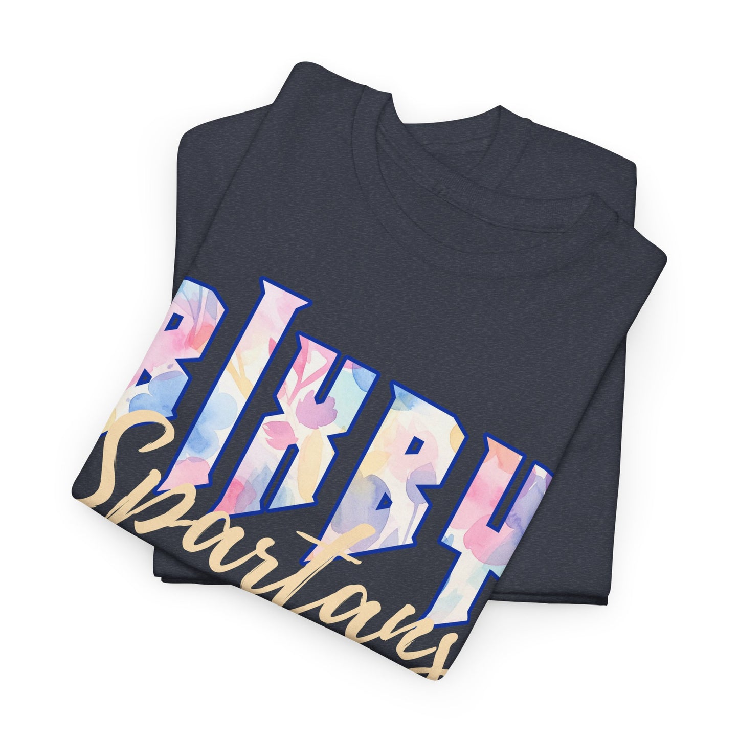 Bixby Spartans Retro Pastel Floral Print School Spirit