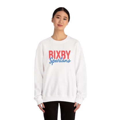 Bixby Spartans Embroidered Gildan Sweatshirt