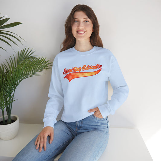 Spartan Educator Fall Design Gildan Sweatshirt