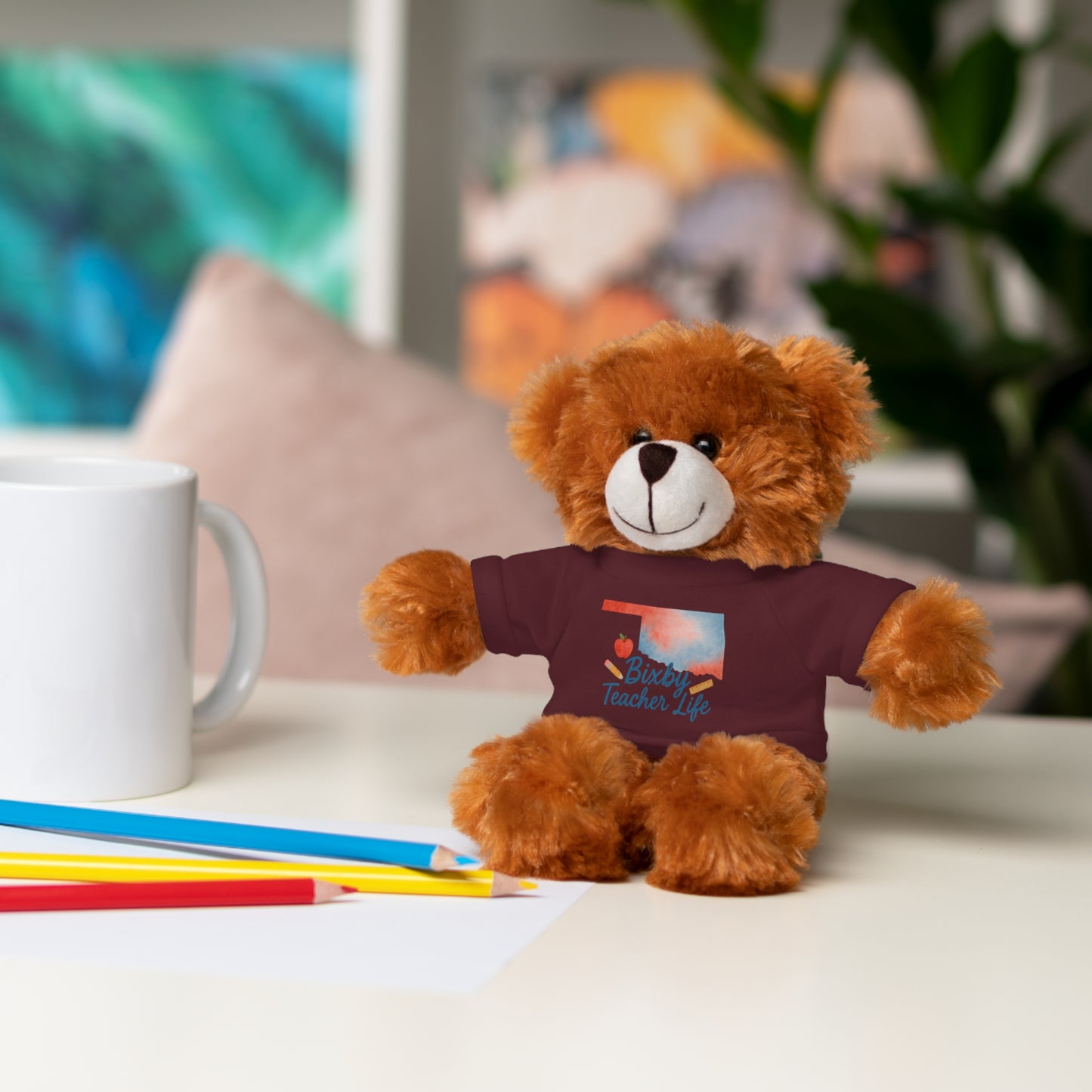 Bixby Oklahoma Teacher Life Stuffed Animal