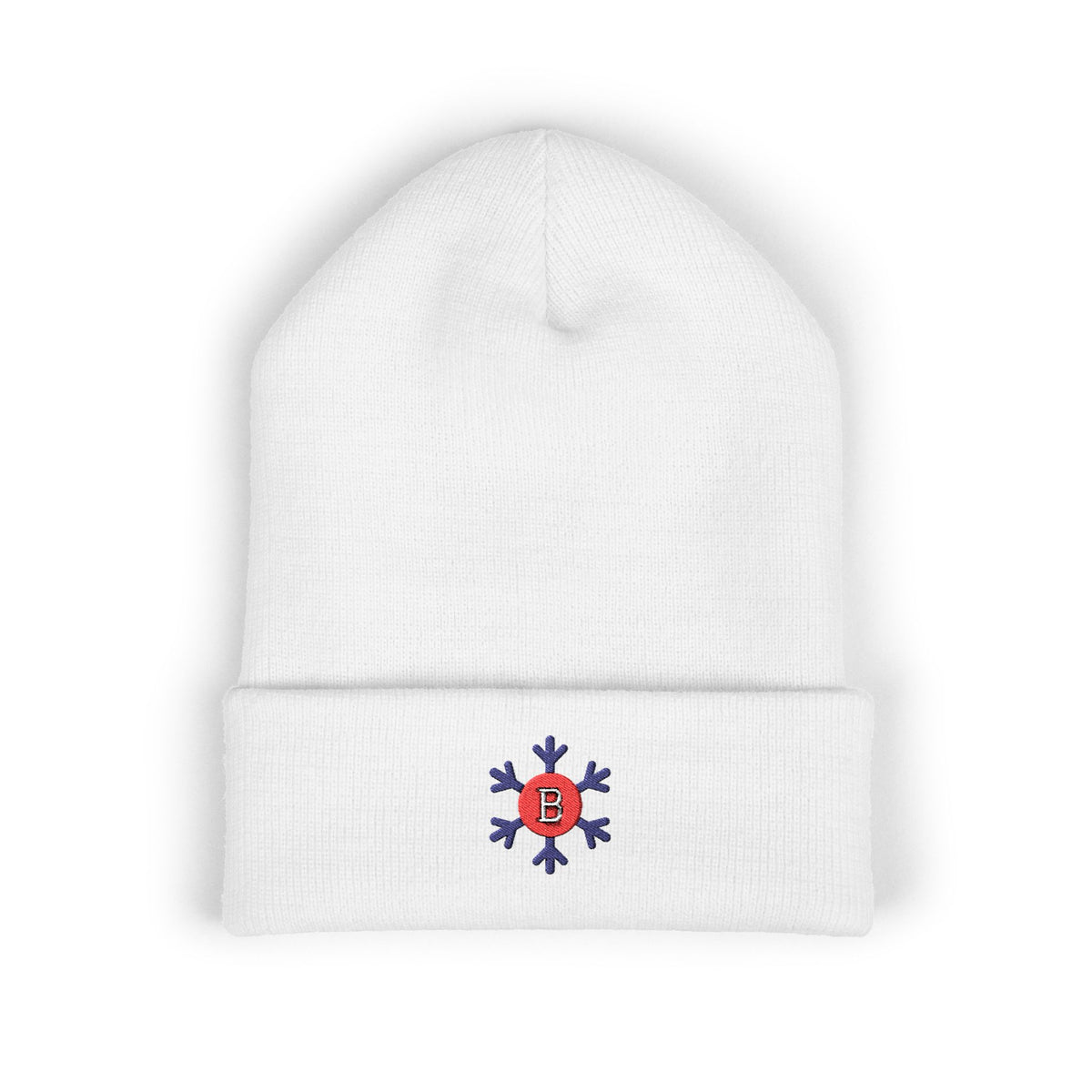 Bixby Spartans Snowflake B Embroidered Winter Beanie