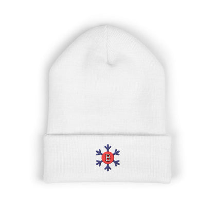 Bixby Spartans Snowflake B Embroidered Winter Beanie