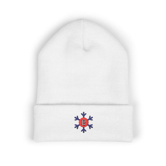 Bixby Spartans Snowflake B Embroidered Winter Beanie