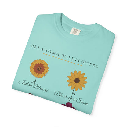 Oklahoma Wildflower Field Guide Tee | Comfort Colors
