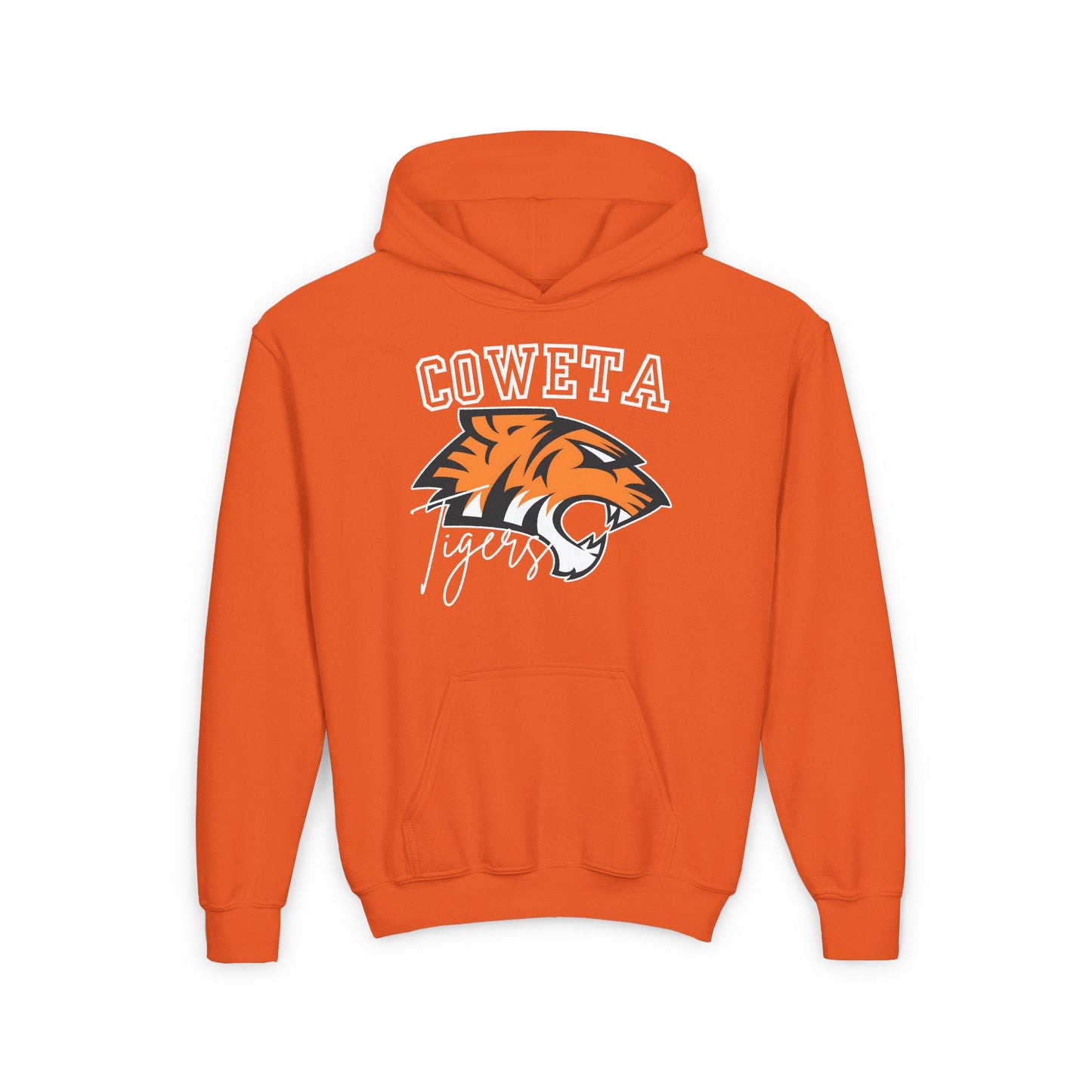 Coweta Tigers Youth Crewneck Gildan Hoodie