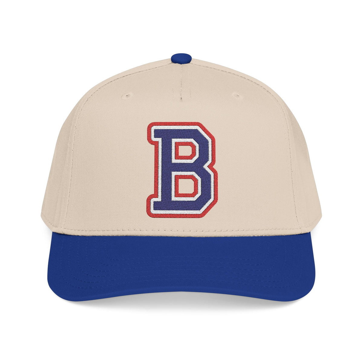Bixby Spartans Embroidered Structured Ball Cap, Varsity B