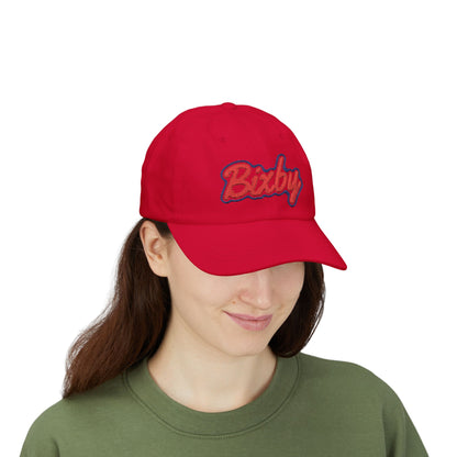 Bixby Spartans Retro Script Embroidered Dad Hat – Classic Adjustable Ball Cap