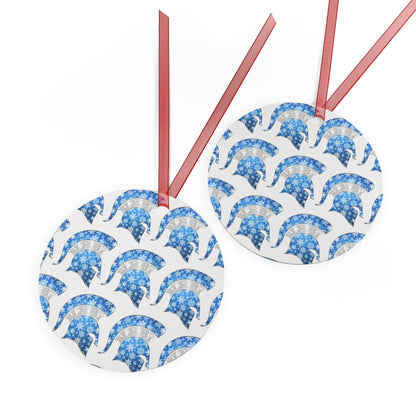Spartan Winterfrost Metallic Christmas Tree Ornament