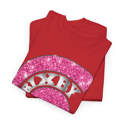 Bixby Spartan Pink Helmet Bling Gildan Tee