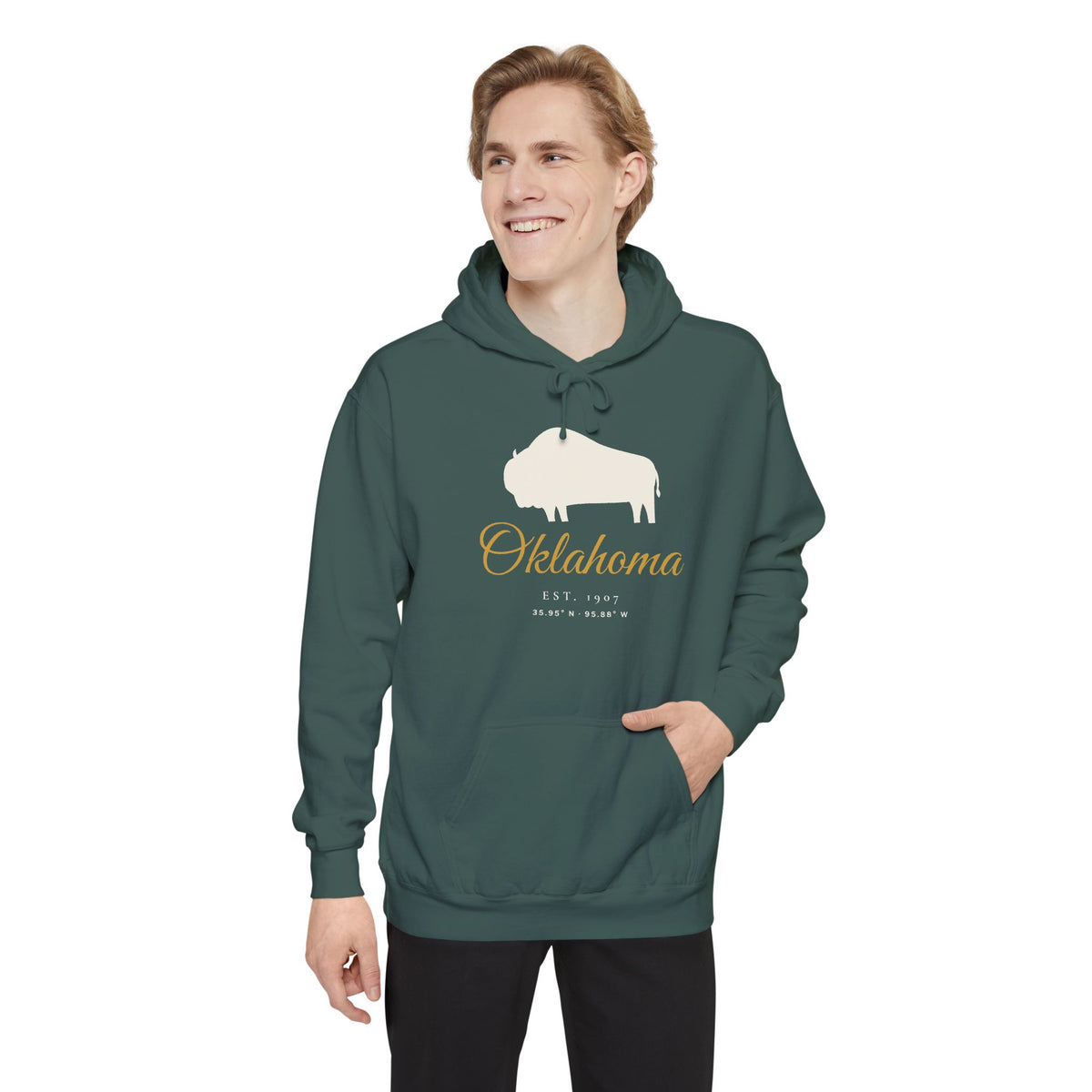 Oklahoma Bison Hoodie | Comfort Colors