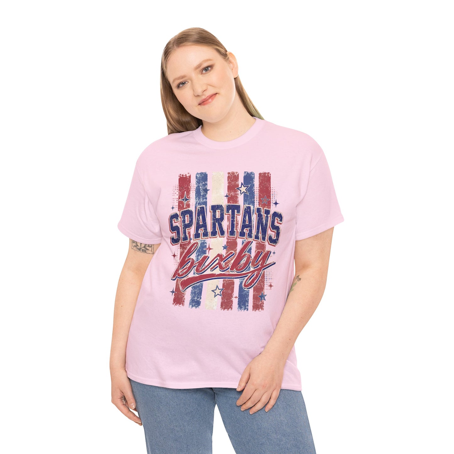 Spartans Bixby Patriotic Tee
