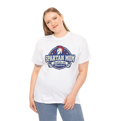 Spartan Mom T-Shirt - Built for the Bleacher, School Spirit Mom Tee