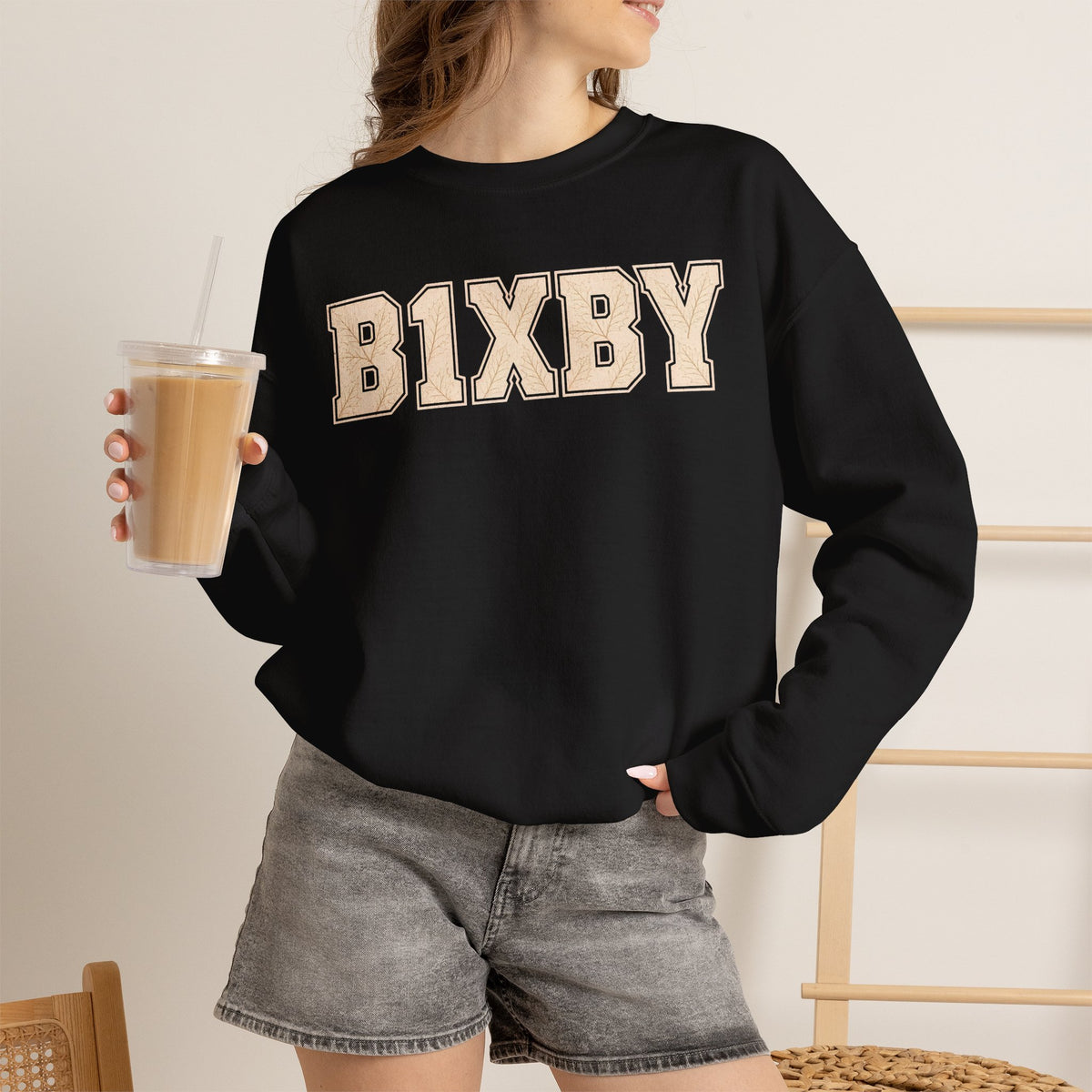 Bixby Spartans Vintage Fall Lettering Sweatshirt