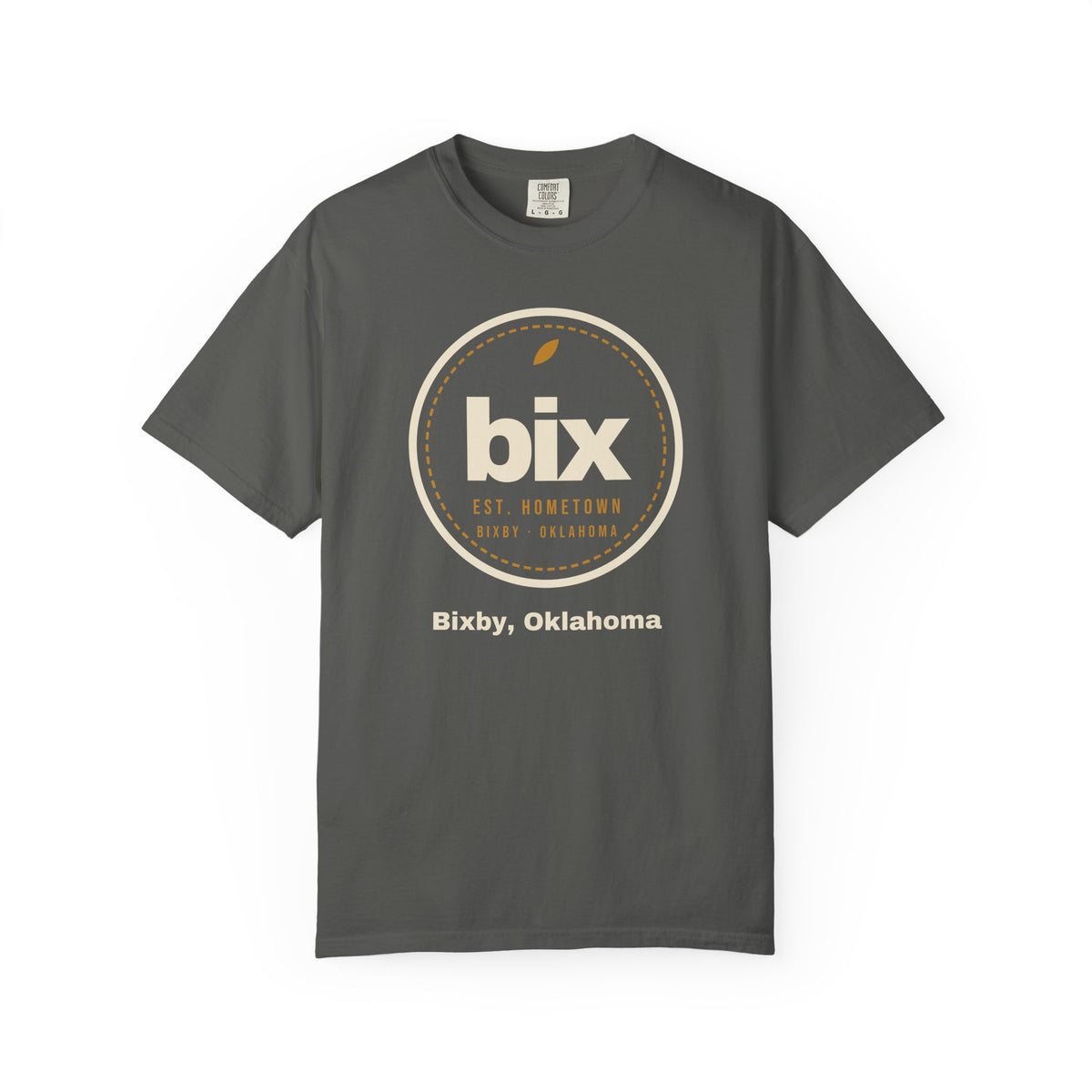 bix Stamp Bixby, Oklahoma Comfort Colors Tee