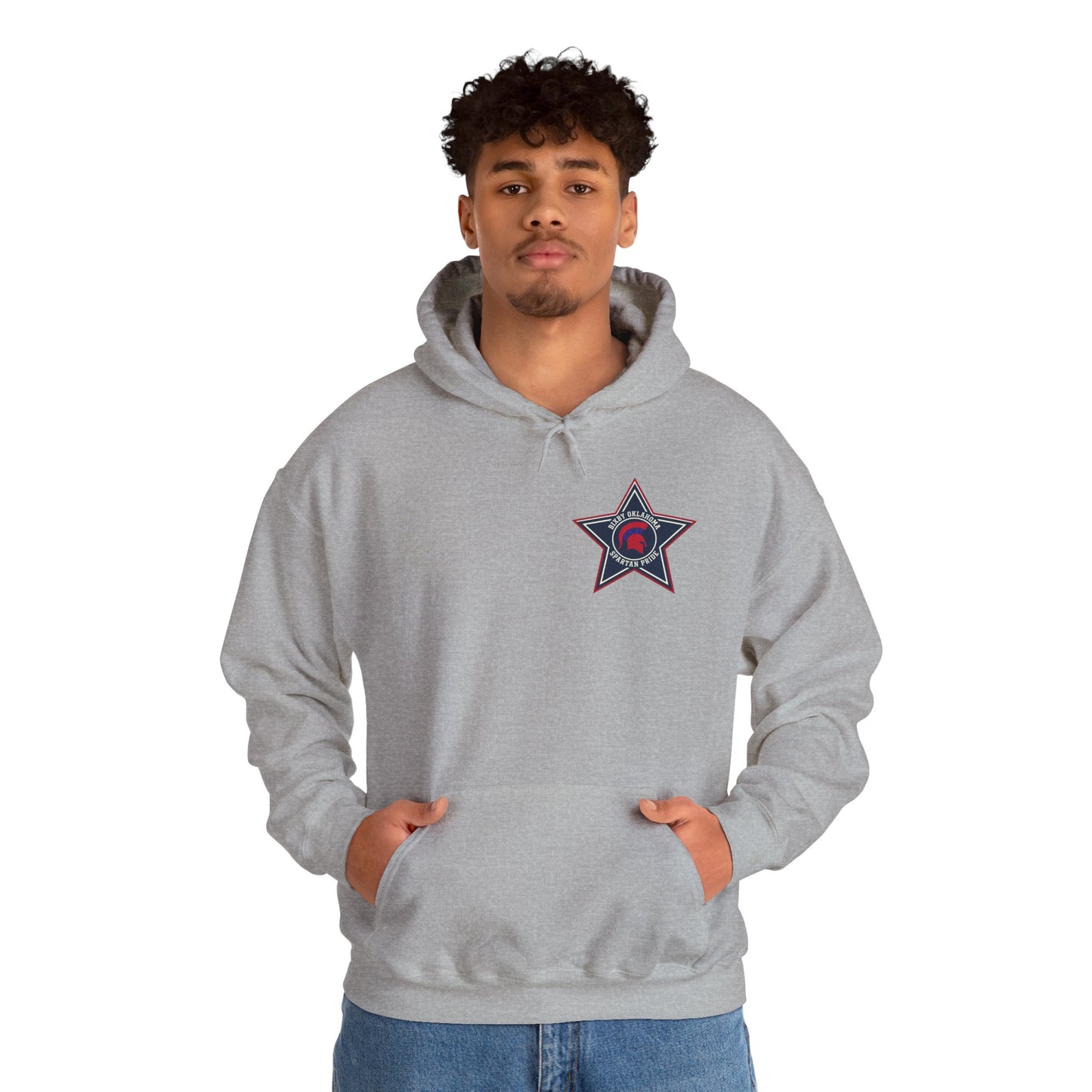 Spartan Pride Star Logo Gildan Hoodie