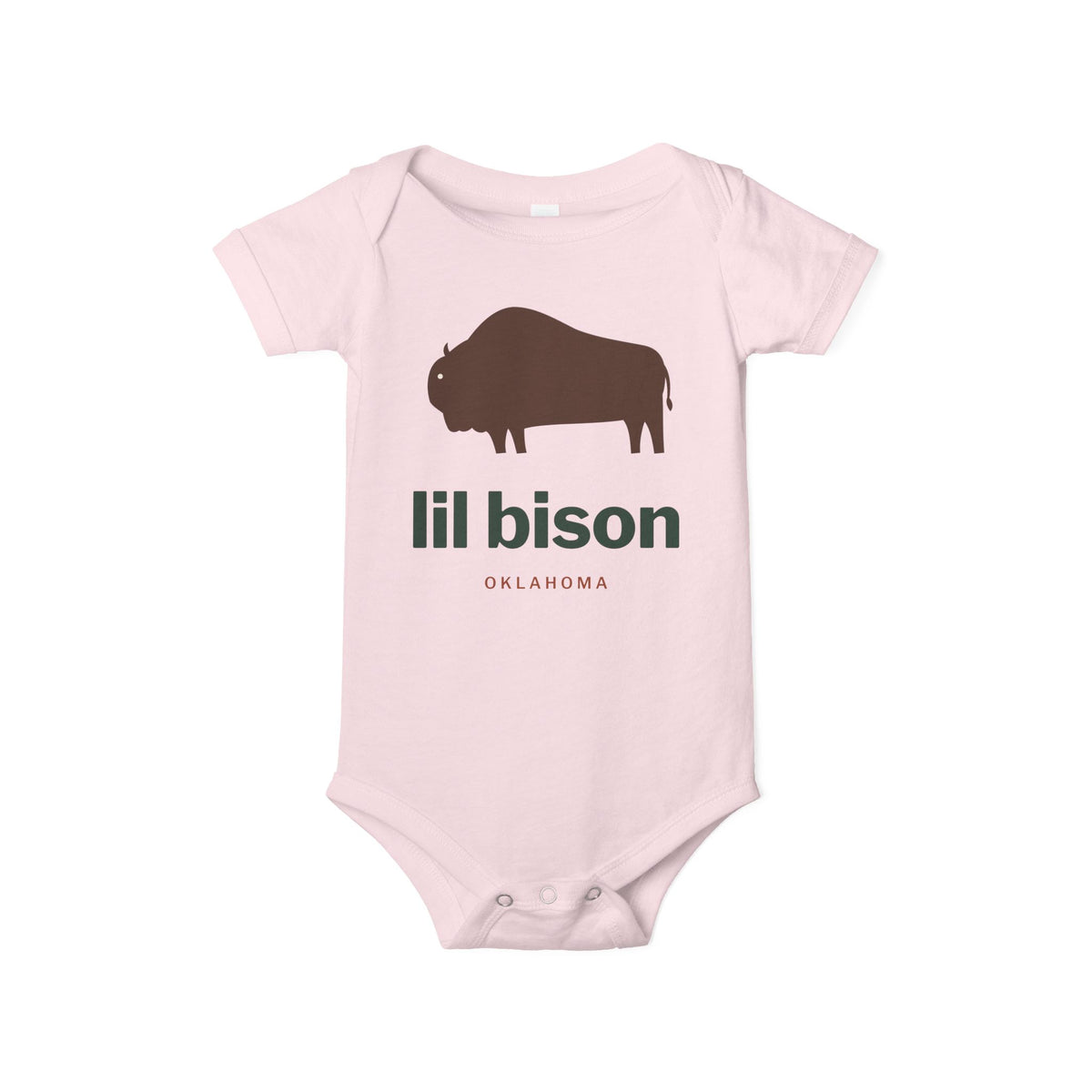 lil bison Oklahoma Baby Bodysuit