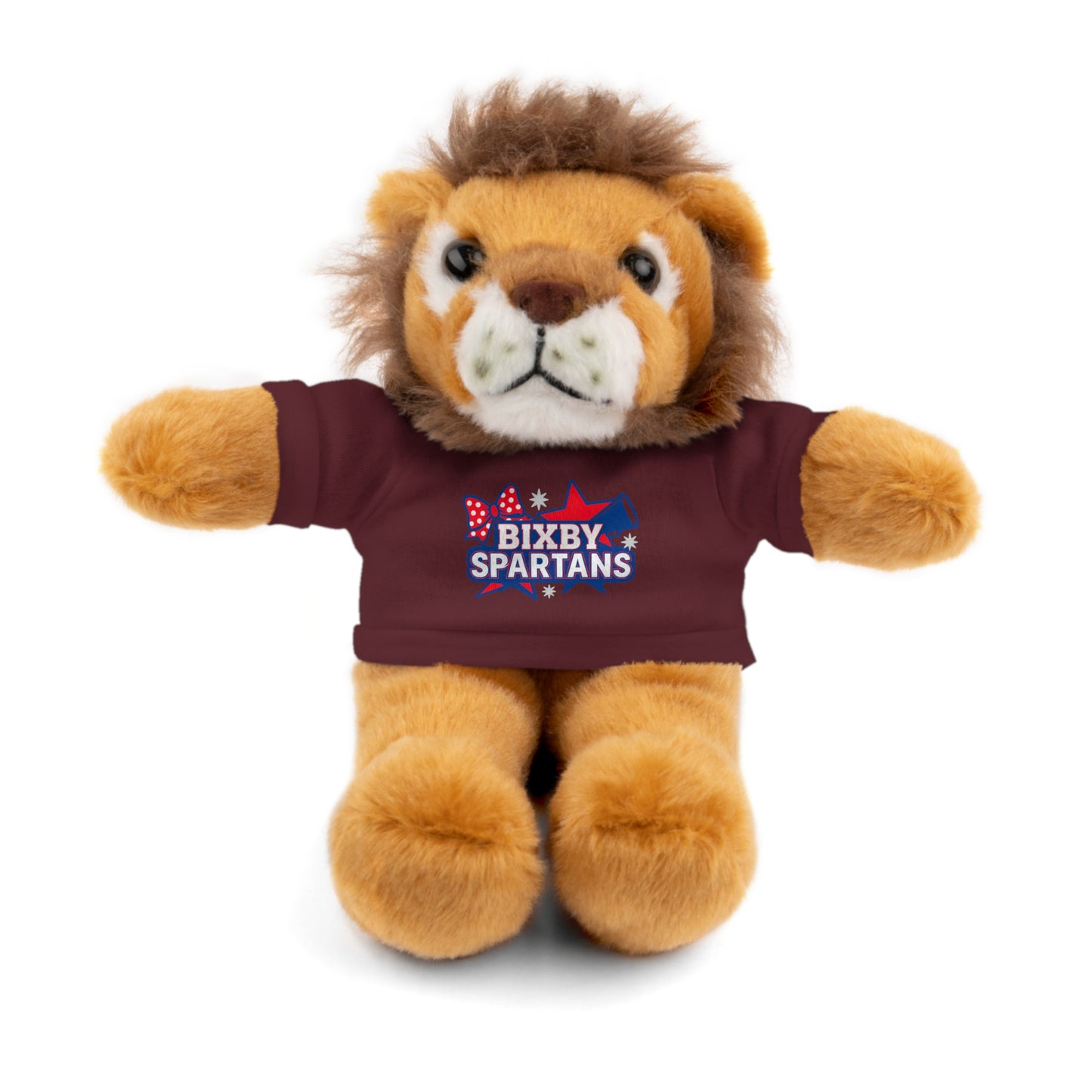 Spartan Cheer Stuffed Animal Logo