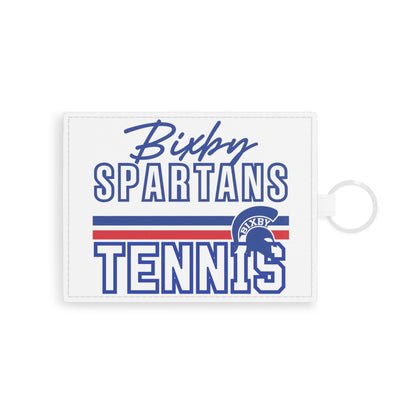 Bixby Spartans Saffiano Leather Luggage Tag