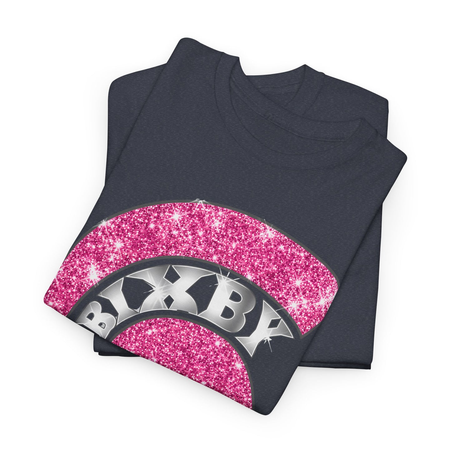 Bixby Spartan Pink Helmet Bling Gildan Tee