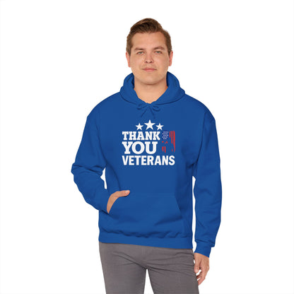 Thank You Veterans Gildan Hoodie