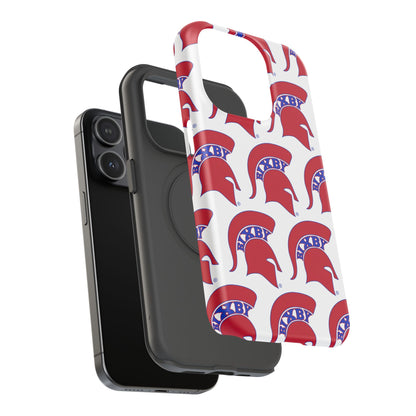 Bixby Spartan Red Logo Impact Resistant iPhone Case