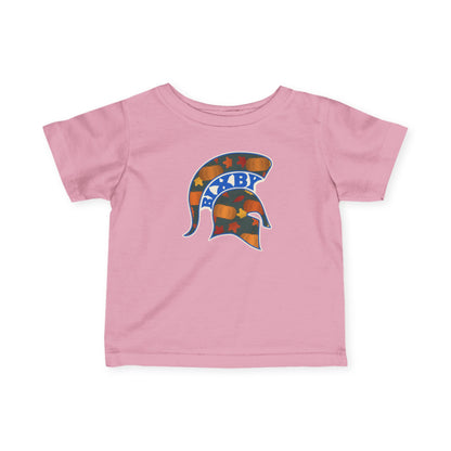 Bixby Spartans Pumpkin Patch Helmet Infant Tee – Baby Fall Pumpkin Shirt