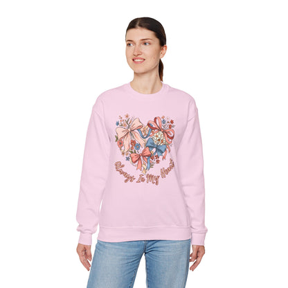 Always In My Heart Valentine's Personalizable Gildan Sweatshirt
