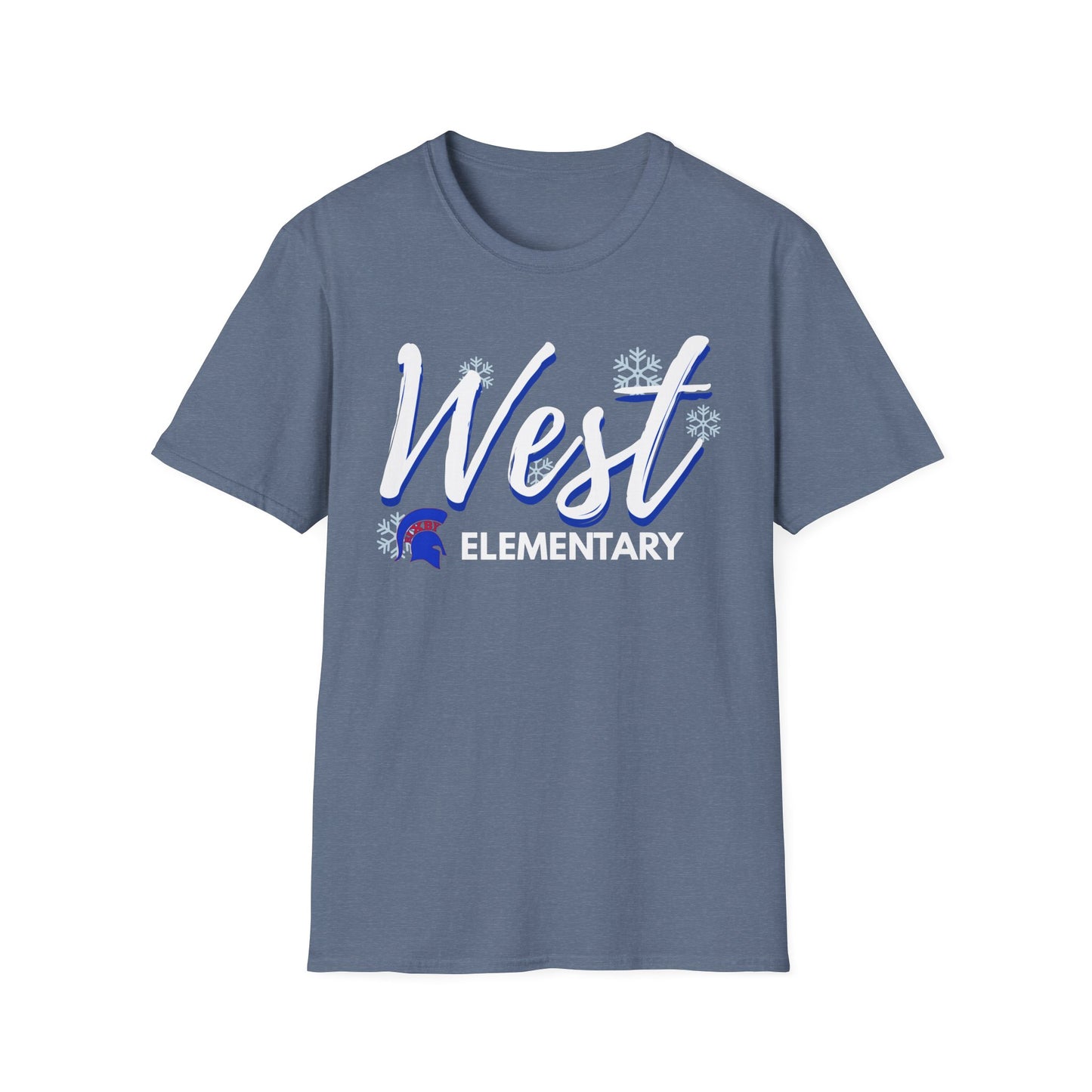 Bixby Spartan West Elementary Snow Day Softstyle Tee