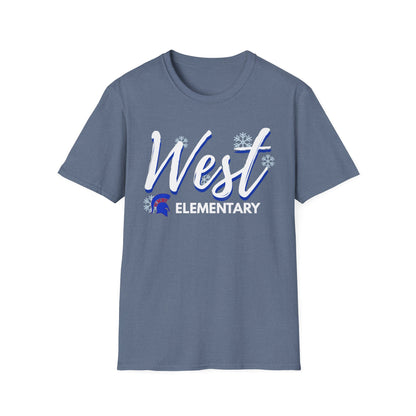 Bixby Spartan West Elementary Snow Day Softstyle Tee