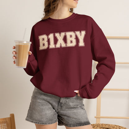 Bixby Spartans Vintage Fall Lettering Sweatshirt