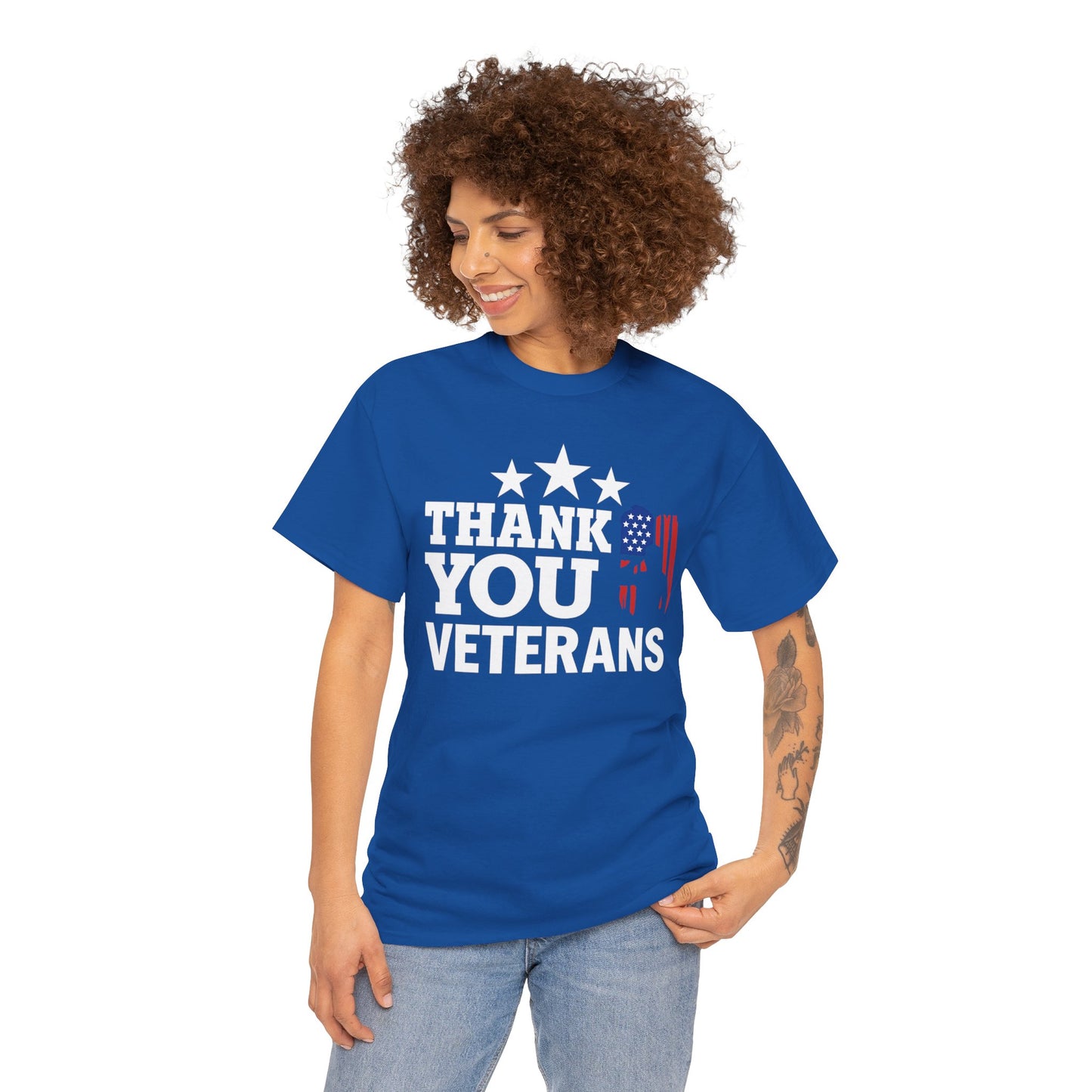 Thank You Veterans Military Appreciation Gildan Tee