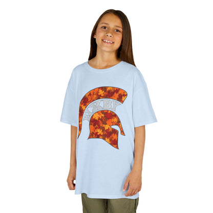 Bixby Spartan Fall Helmet Youth Gildan Tee