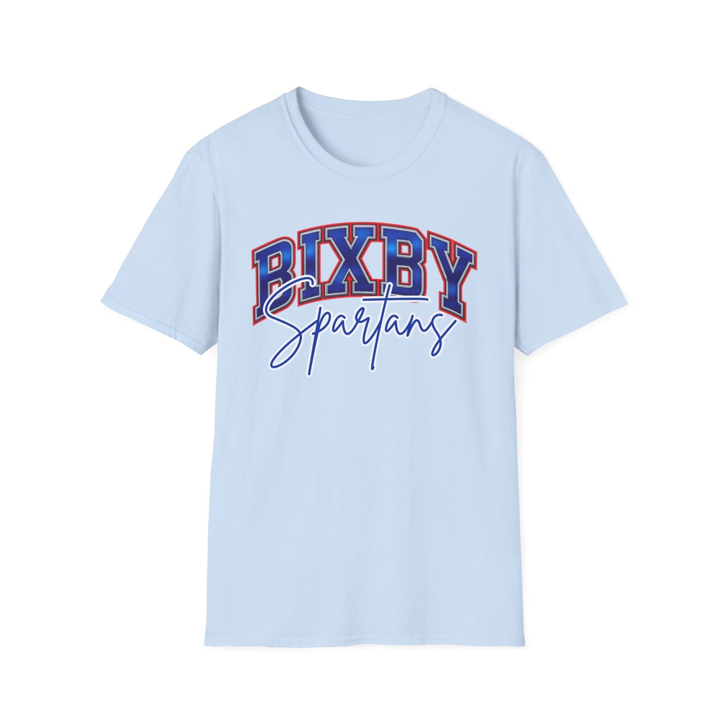 Bixby Spartans School Spirit Softstyle Gildan Tee