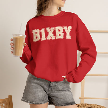 Bixby Spartans Vintage Fall Lettering Sweatshirt