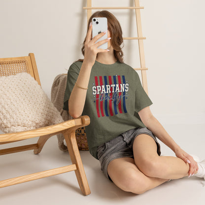 Bixby Spartan Patriotic Gildan Tee