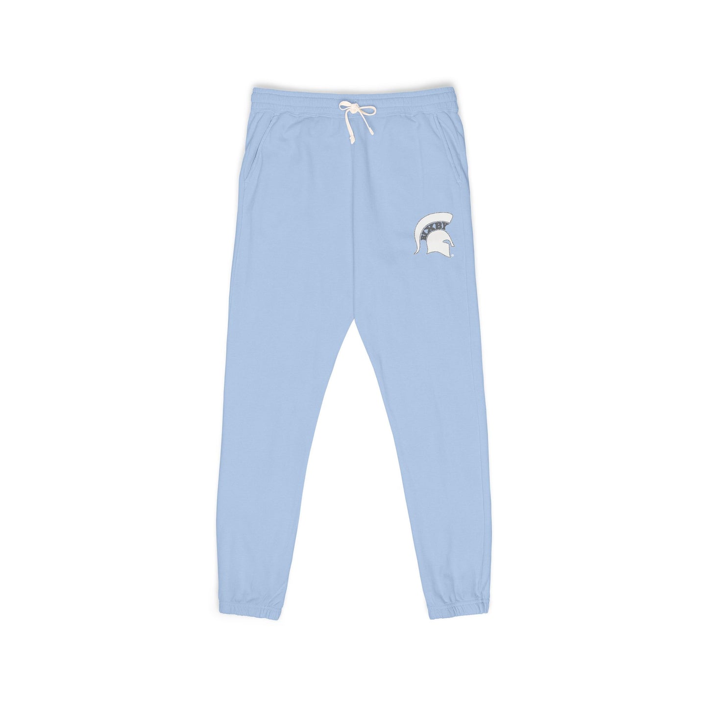 Spartan White Logo Premium Comfort Colors Sweatpants