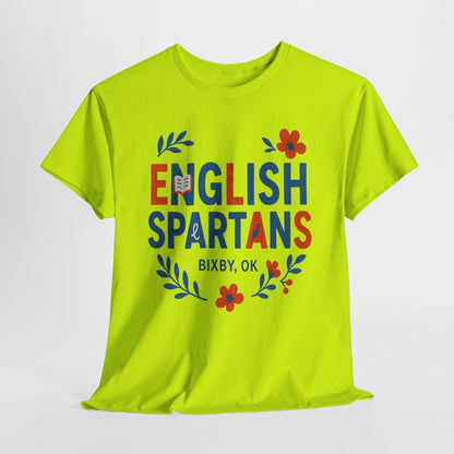 English Floral Spartan Gildan Tee