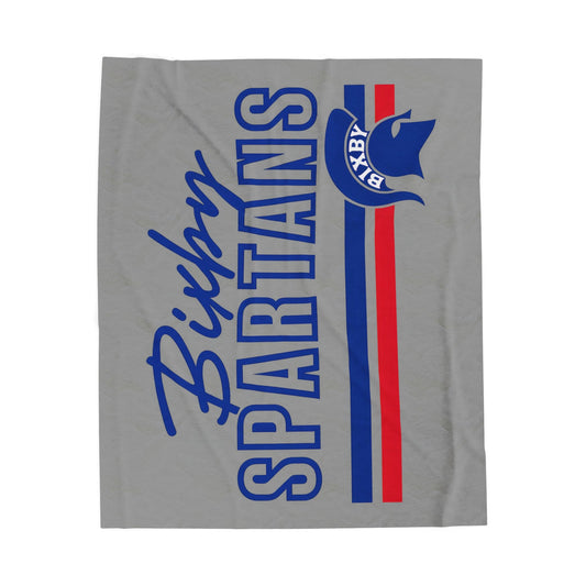 Bixby Spartan Velveteen Plush Blanket