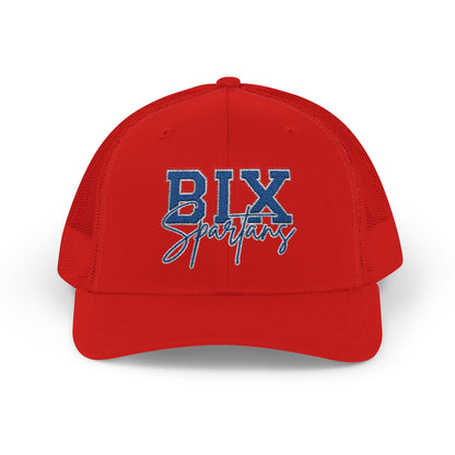 'BIX' Script Embroidered Trucker Snapback