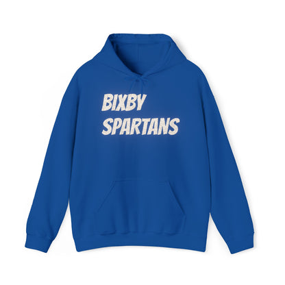 Bixby Spartans Glitter Ink Hoodie - School Spirit Pullover for Students & Fans