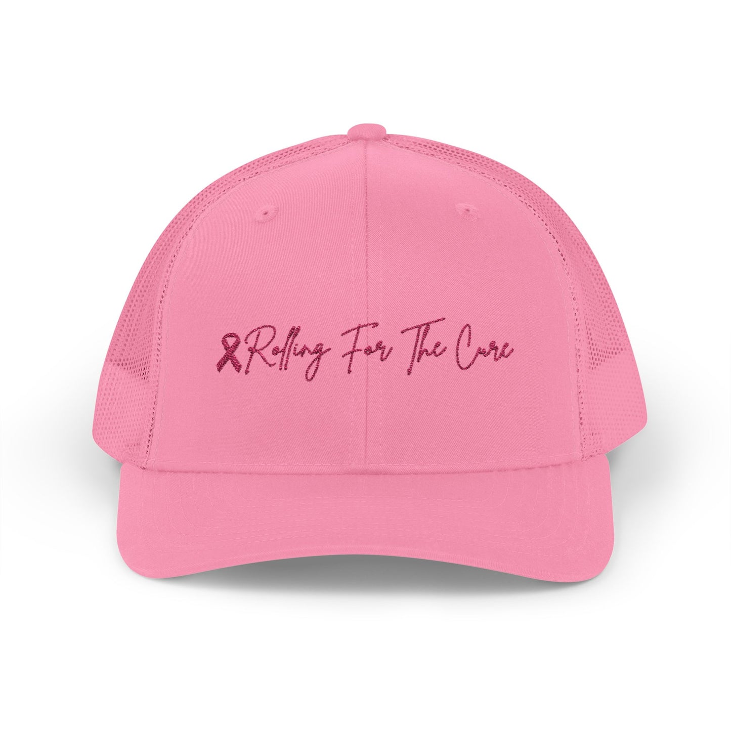 Where RV USA Breast Cancer Awareness Embroidered Trucker Snapback