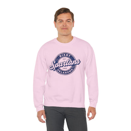 Bixby Spartans Vintage Oklahoma Crewneck Gildan Sweatshirt